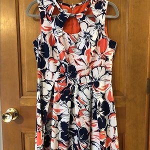 Blue & Orange business professional dress